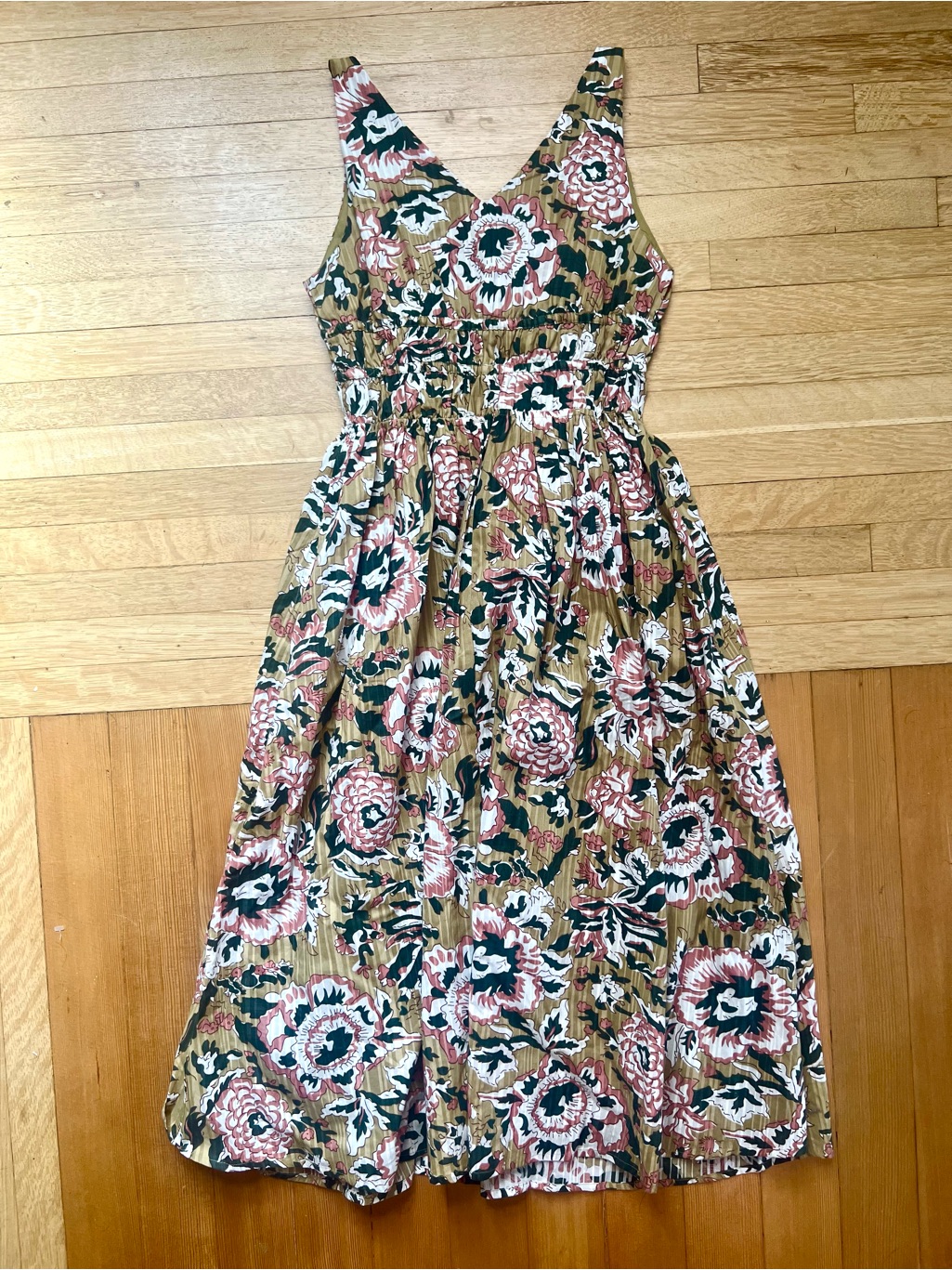 Caroline Constas Floral Maxi Dress S — image 4 of 7